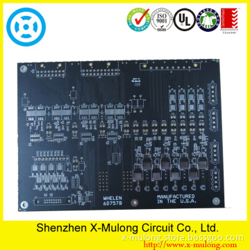 12L, Buried Vias Printed Circuit Board with Matte Black Solder-Mask